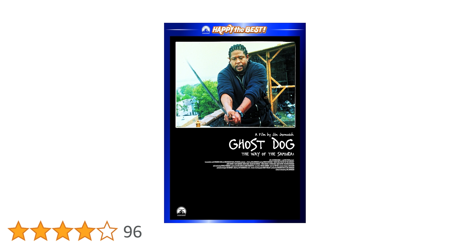 ジム・ジャームッシュ監督・脚本作品　ゴースト・ドッグ　中古VHSビデオ Amazon.co.jp: ゴースト・ドッグ【字幕版】 [VHS] : フォレスト
